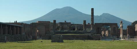 photo of Vesuvius from Pompeii