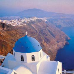 picture of Santorini