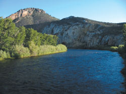 picture of mountain and lake